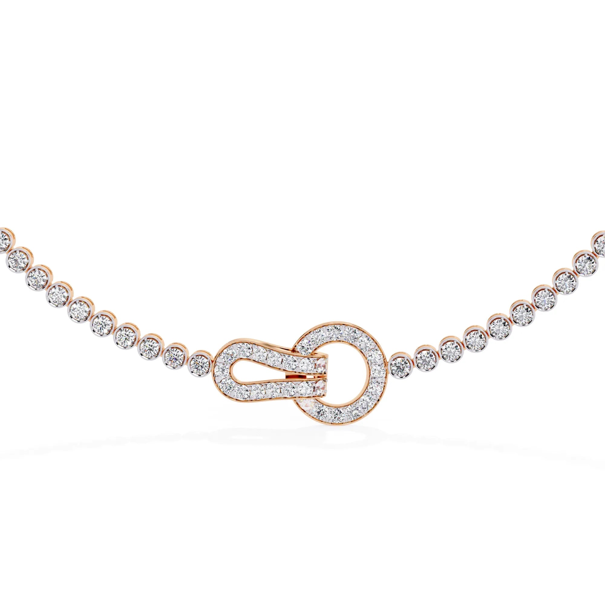 Luxe Loop Moissanite Necklace