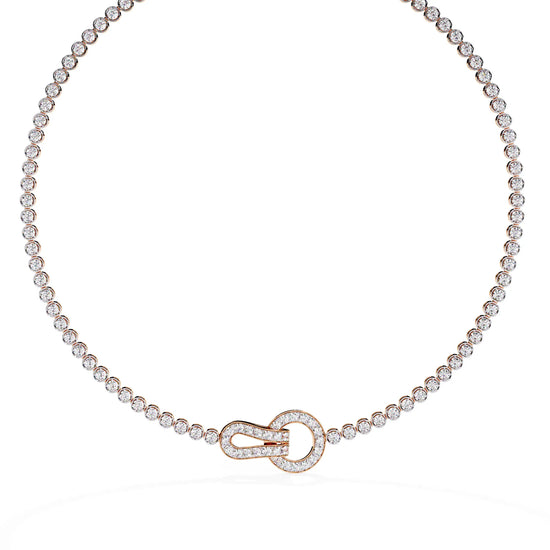 Luxe Loop Moissanite Necklace