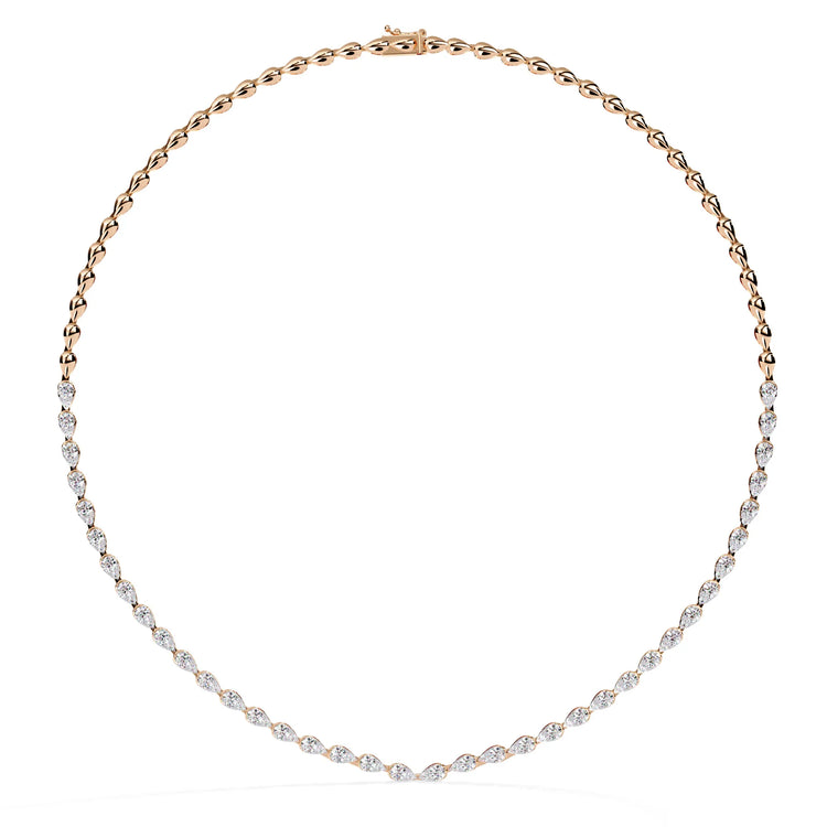 Eternal Twist Moissanite Necklace