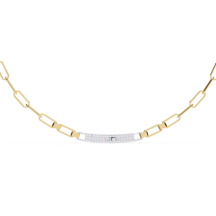 Chain of Moissanite Glamour