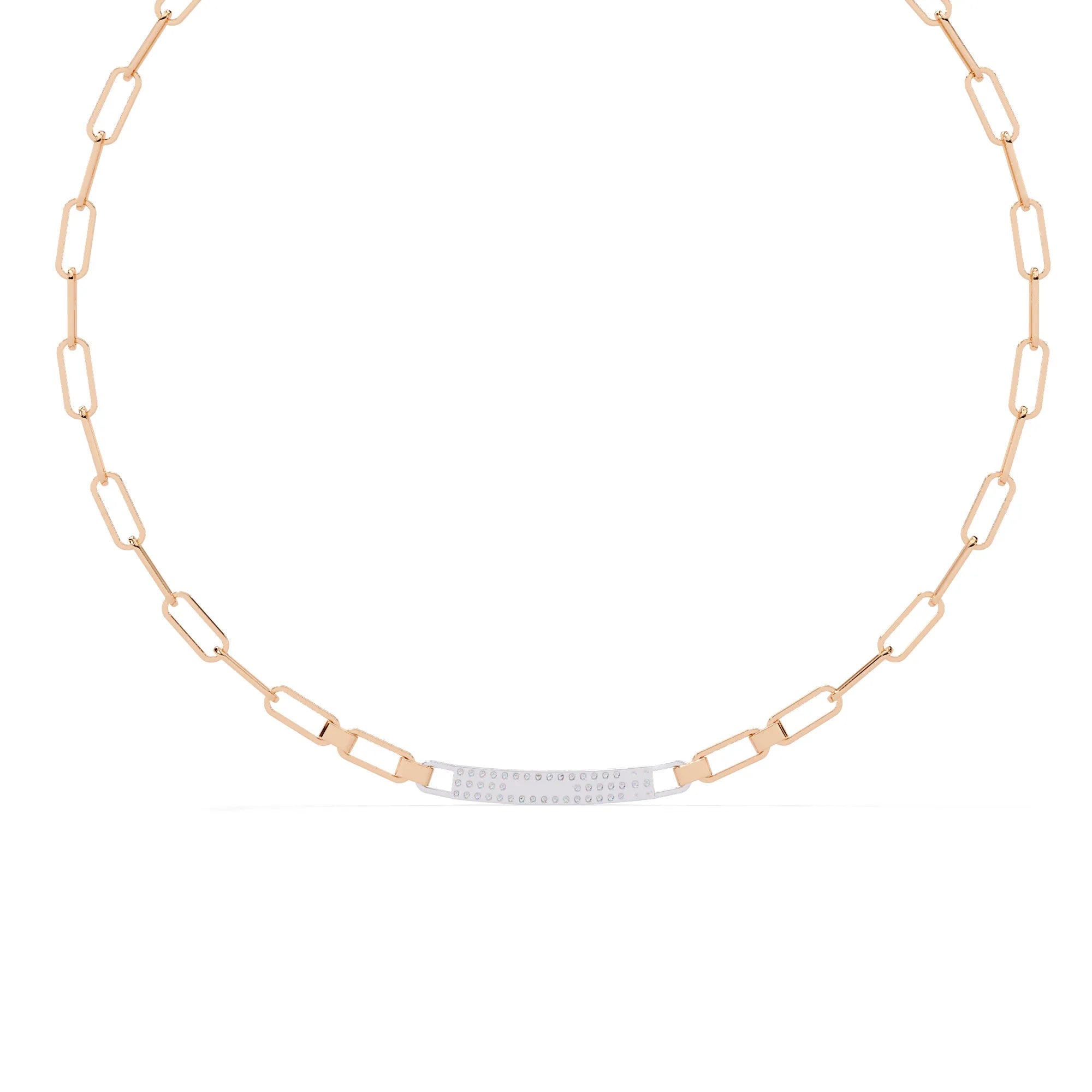 Chain of Moissanite Glamour