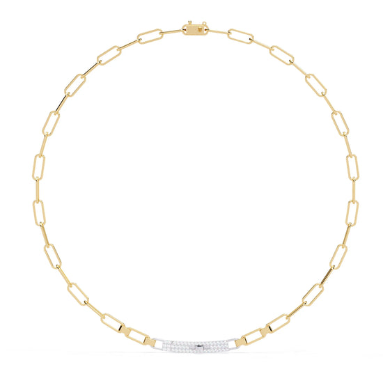 Chain of Moissanite Glamour