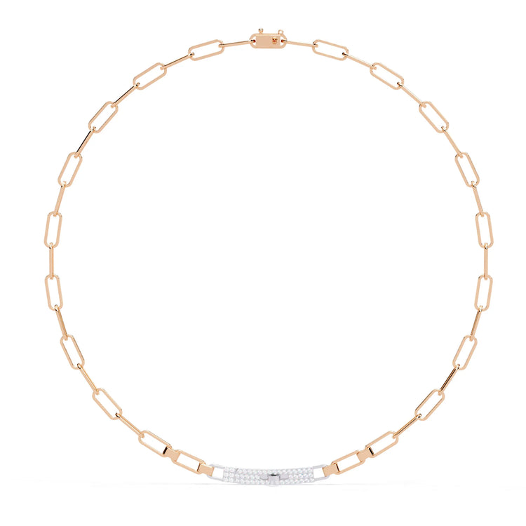 Chain of Moissanite Glamour