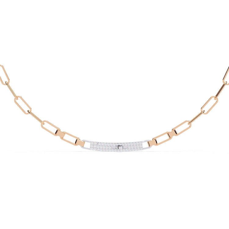 Chain of Moissanite Glamour