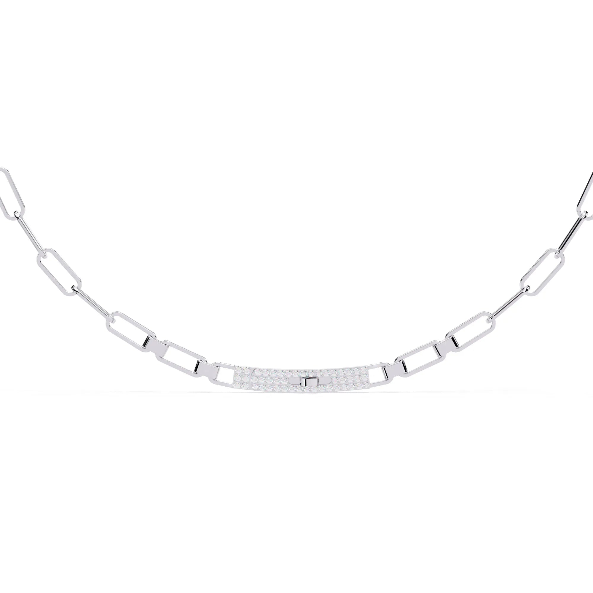 Chain of Moissanite Glamour