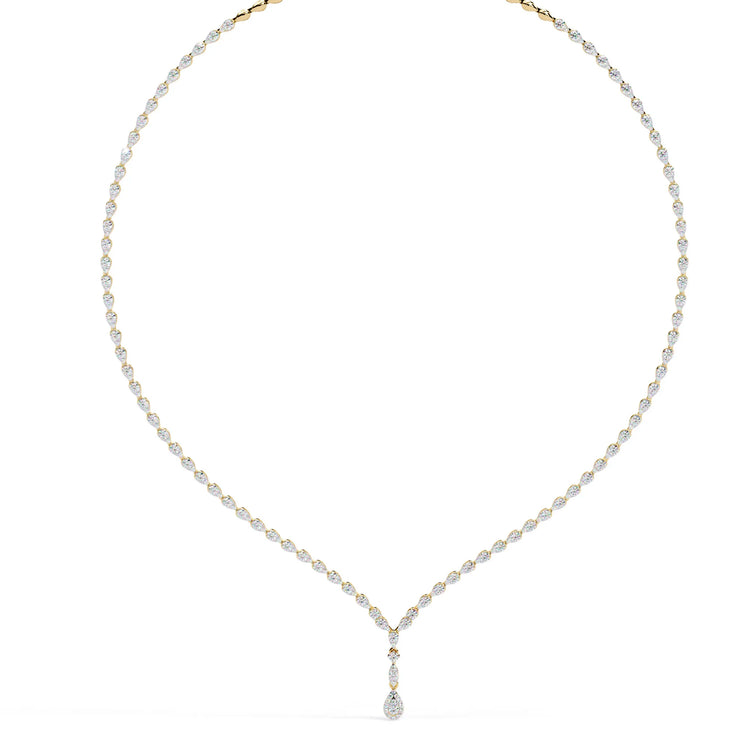 Moissanite Teardrop Necklace