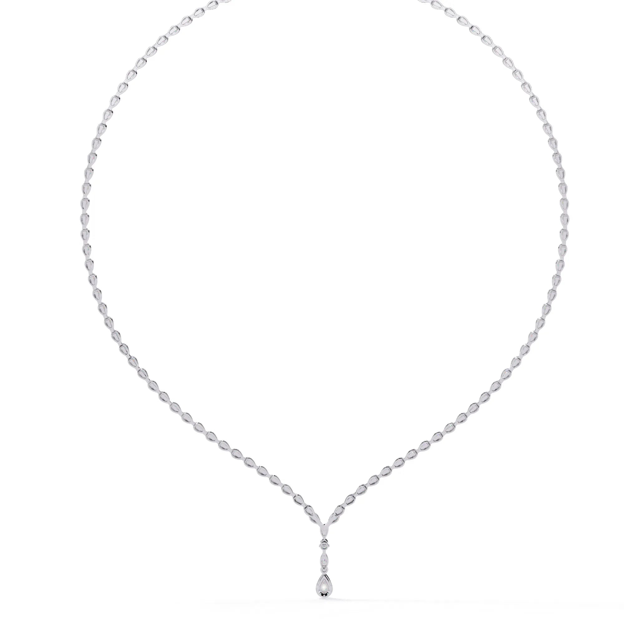 Moissanite Teardrop Necklace