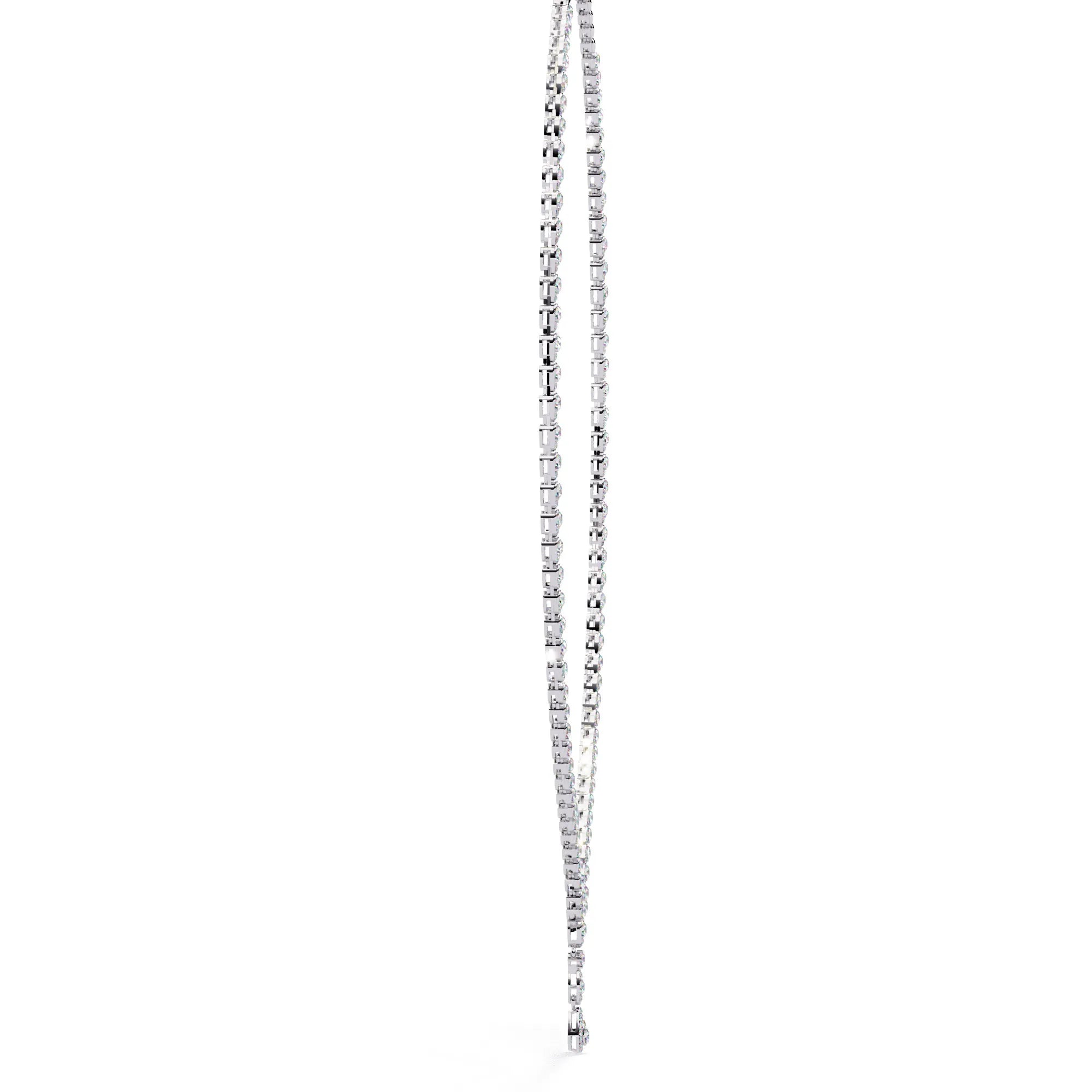 Lab Diamond Teardrop Necklace
