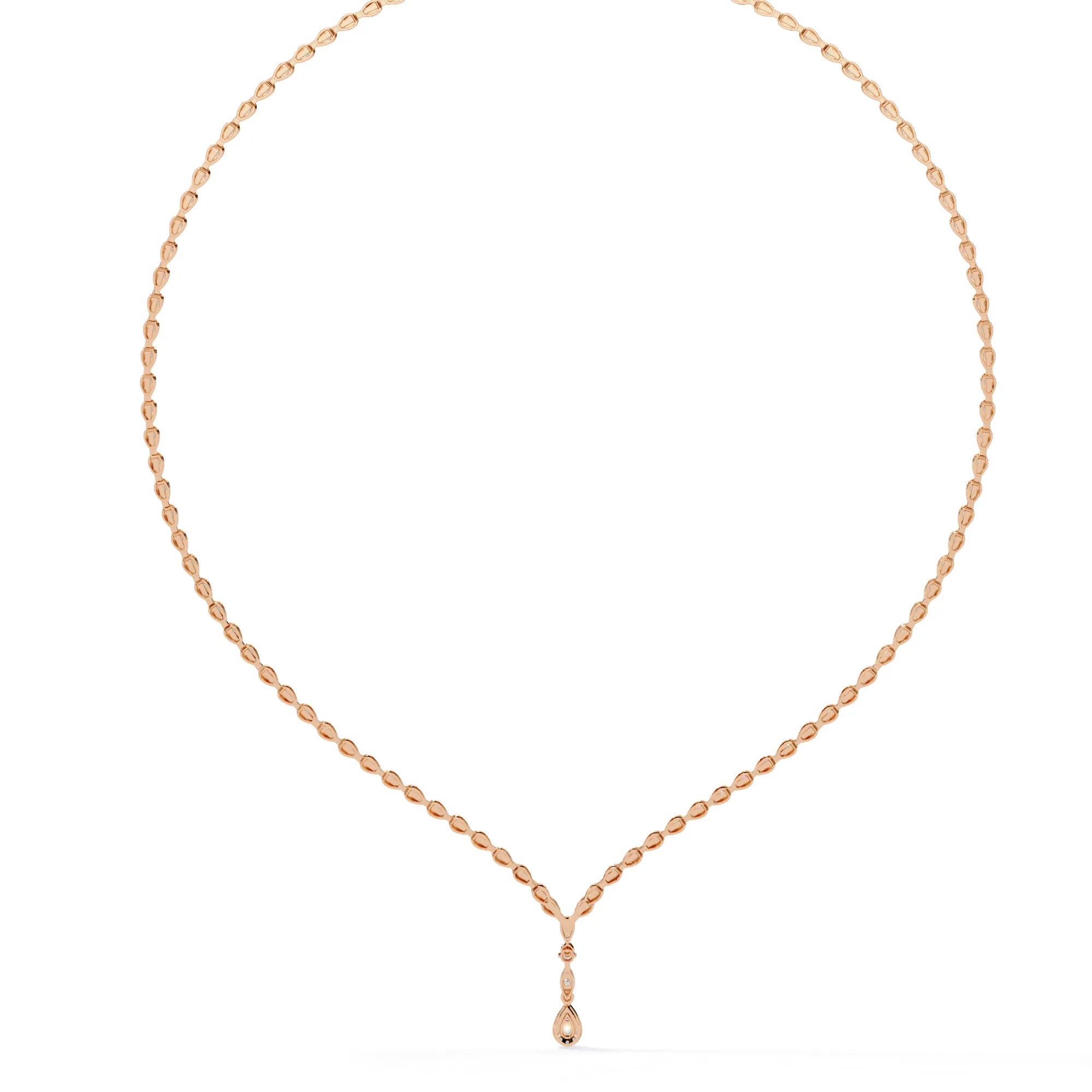Moissanite Teardrop Necklace