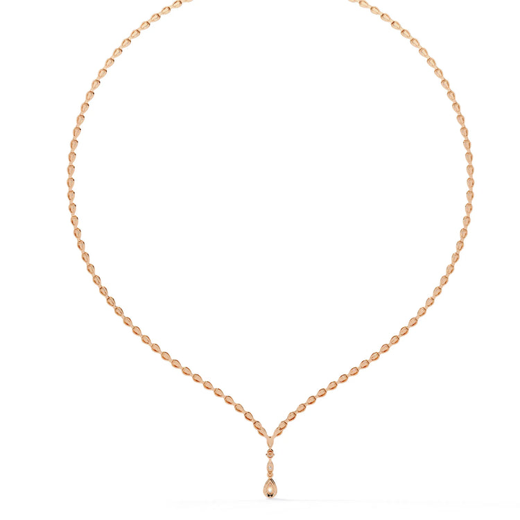 Moissanite Teardrop Necklace