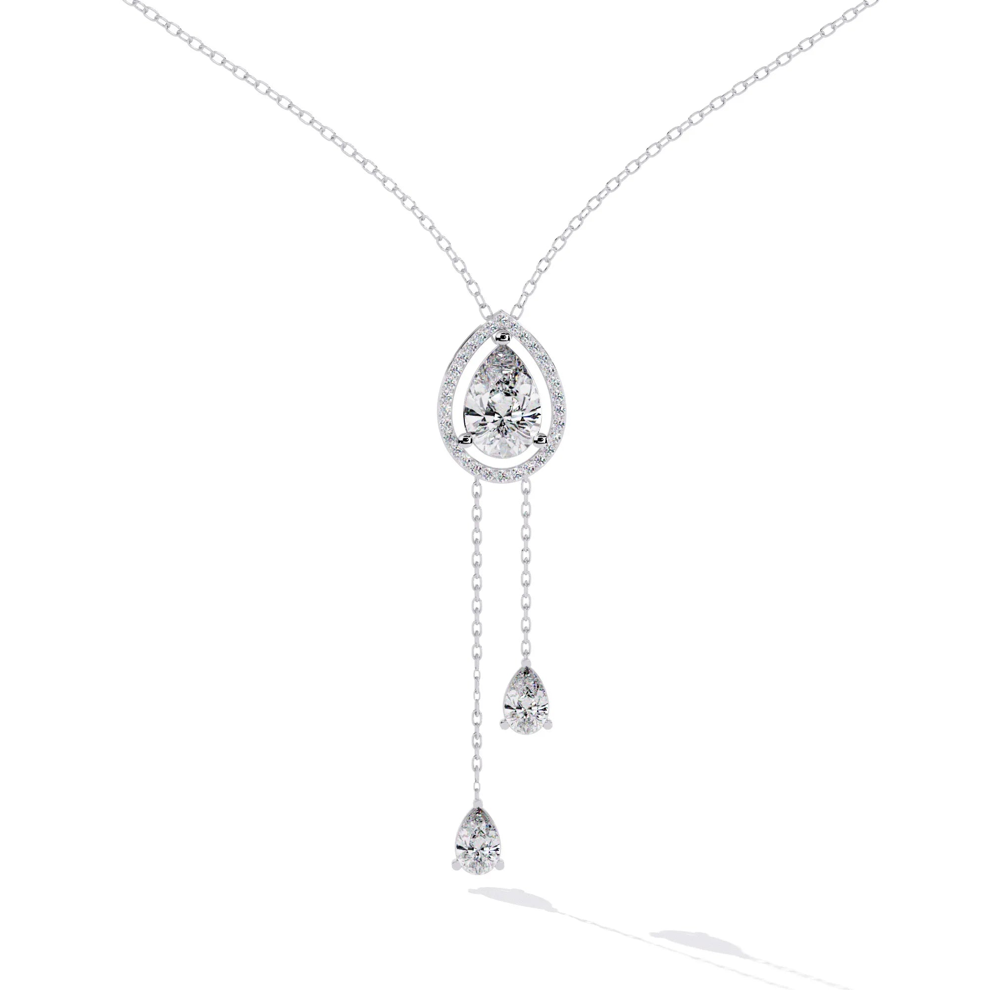 Eternal Raindrop Lab Diamond Necklace