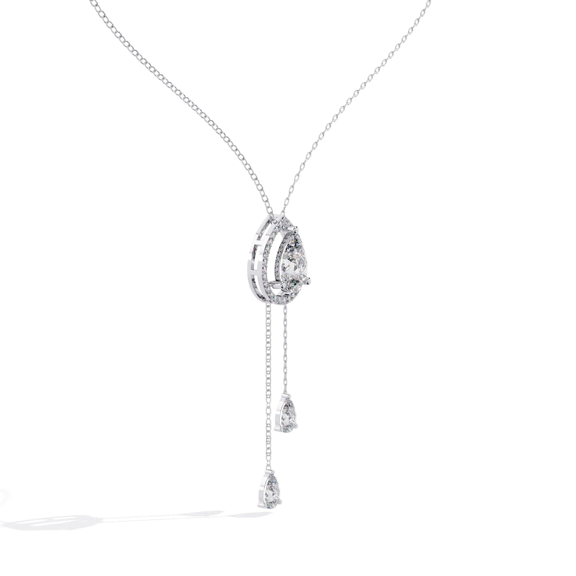 Eternal Raindrop Lab Diamond Necklace