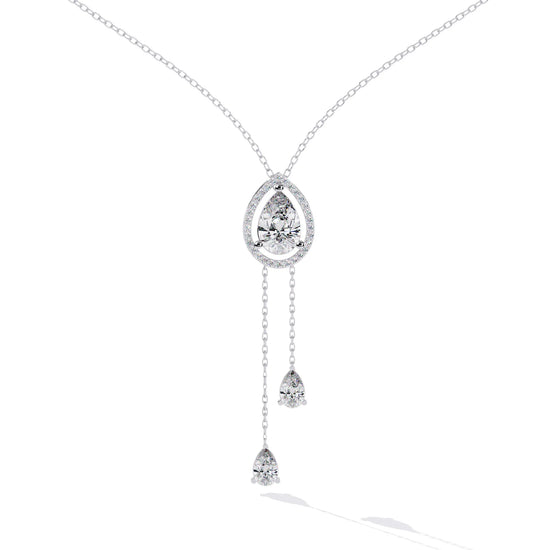 Eternal Raindrop Moissanite Necklace