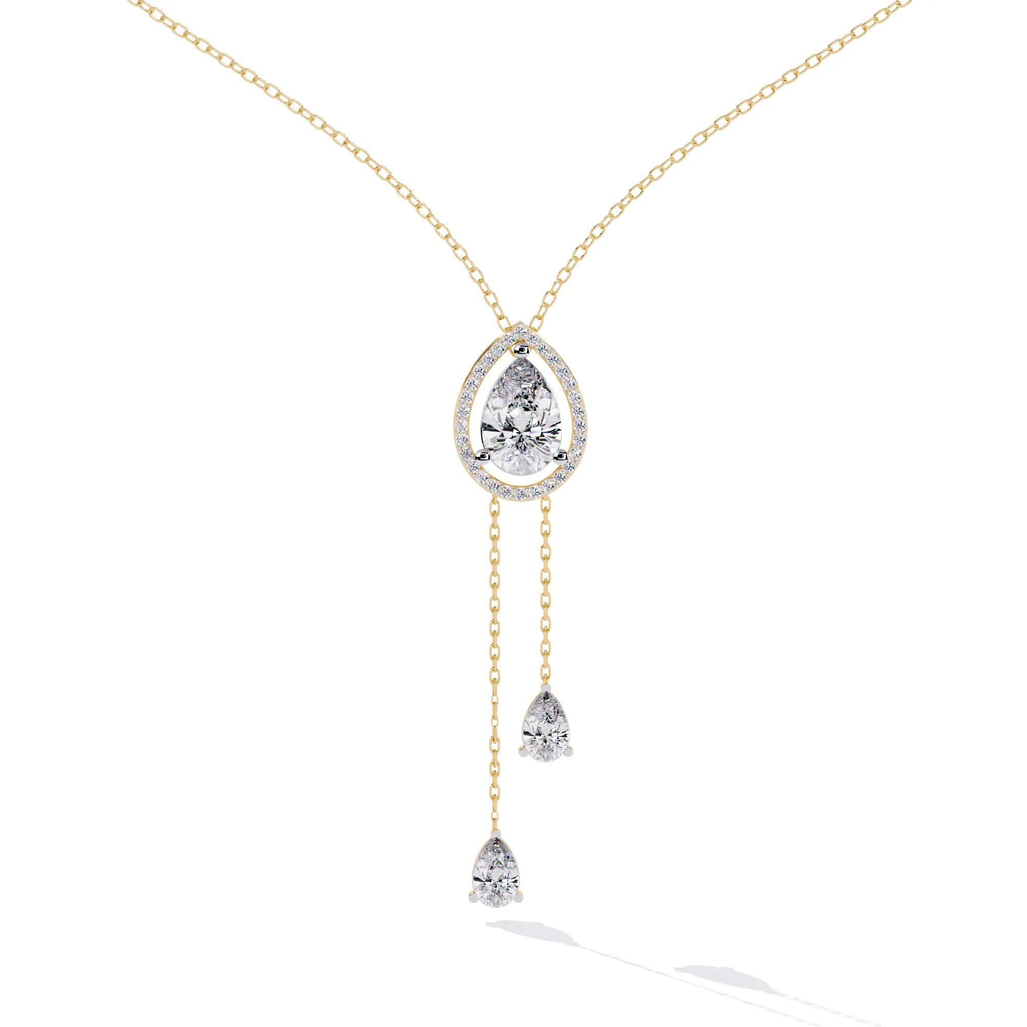Eternal Raindrop Lab Diamond Necklace