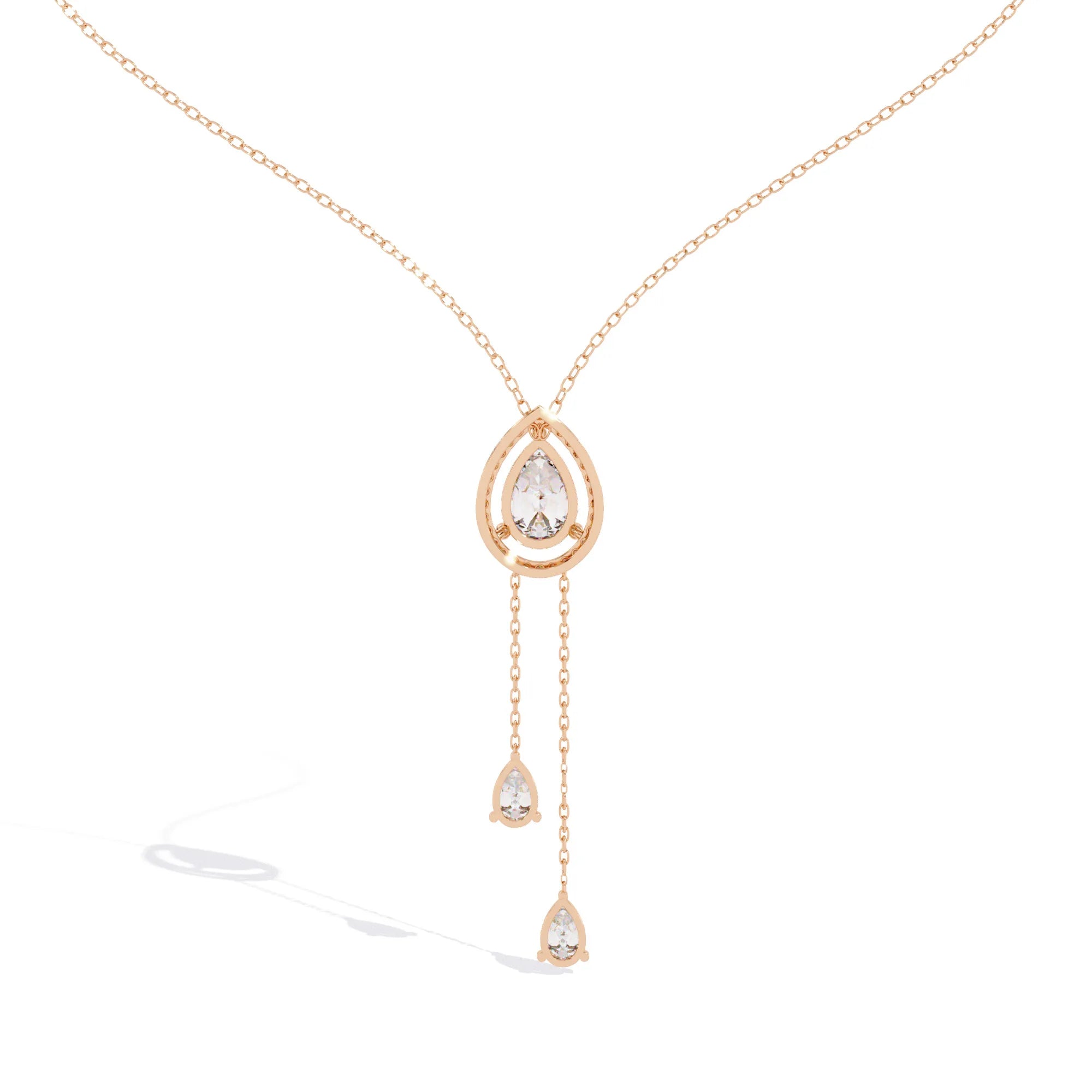Eternal Raindrop Lab Diamond Necklace