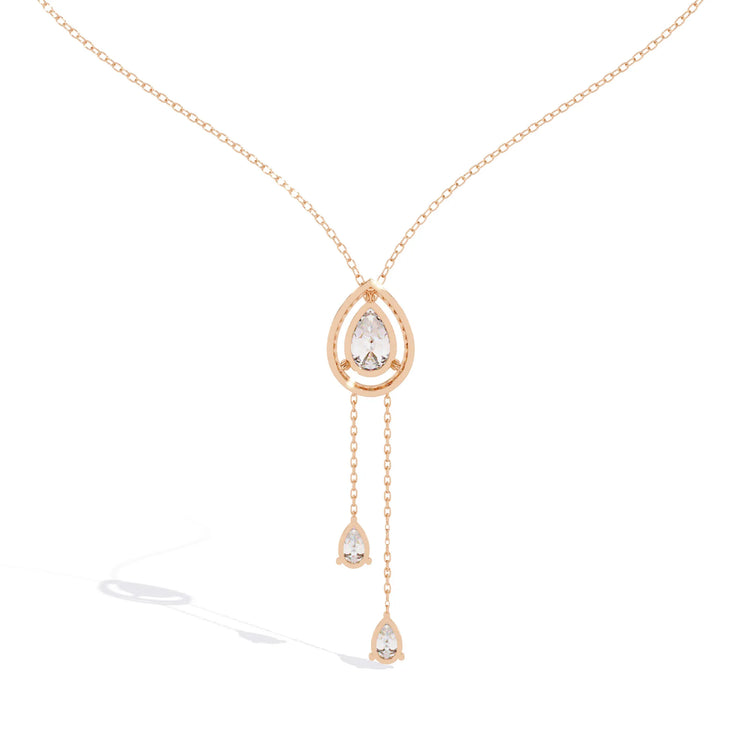 Eternal Raindrop Lab Diamond Necklace