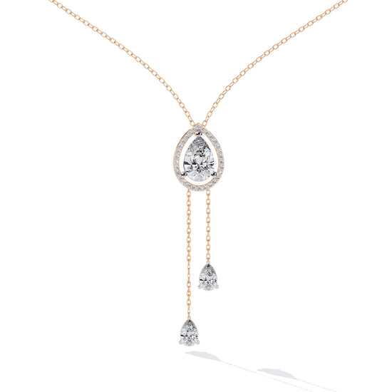 Eternal Raindrop Lab Diamond Necklace