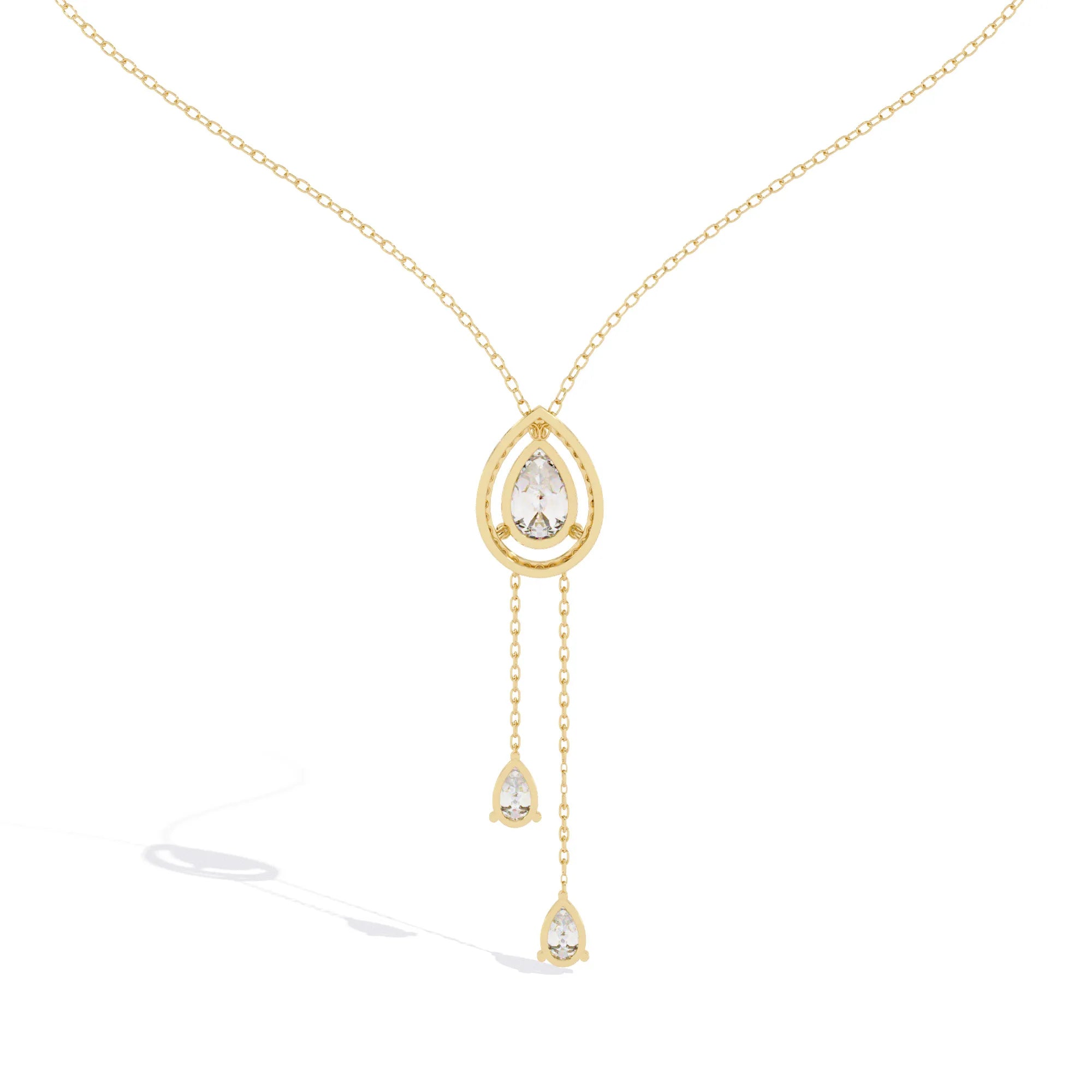 Eternal Raindrop Lab Diamond Necklace
