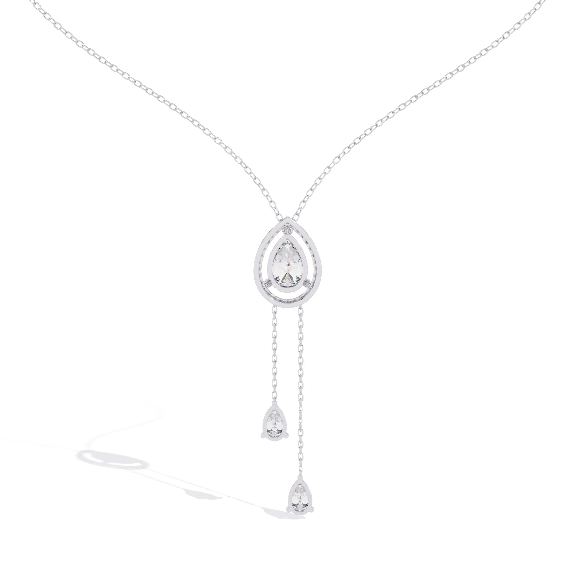 Eternal Raindrop Lab Diamond Necklace