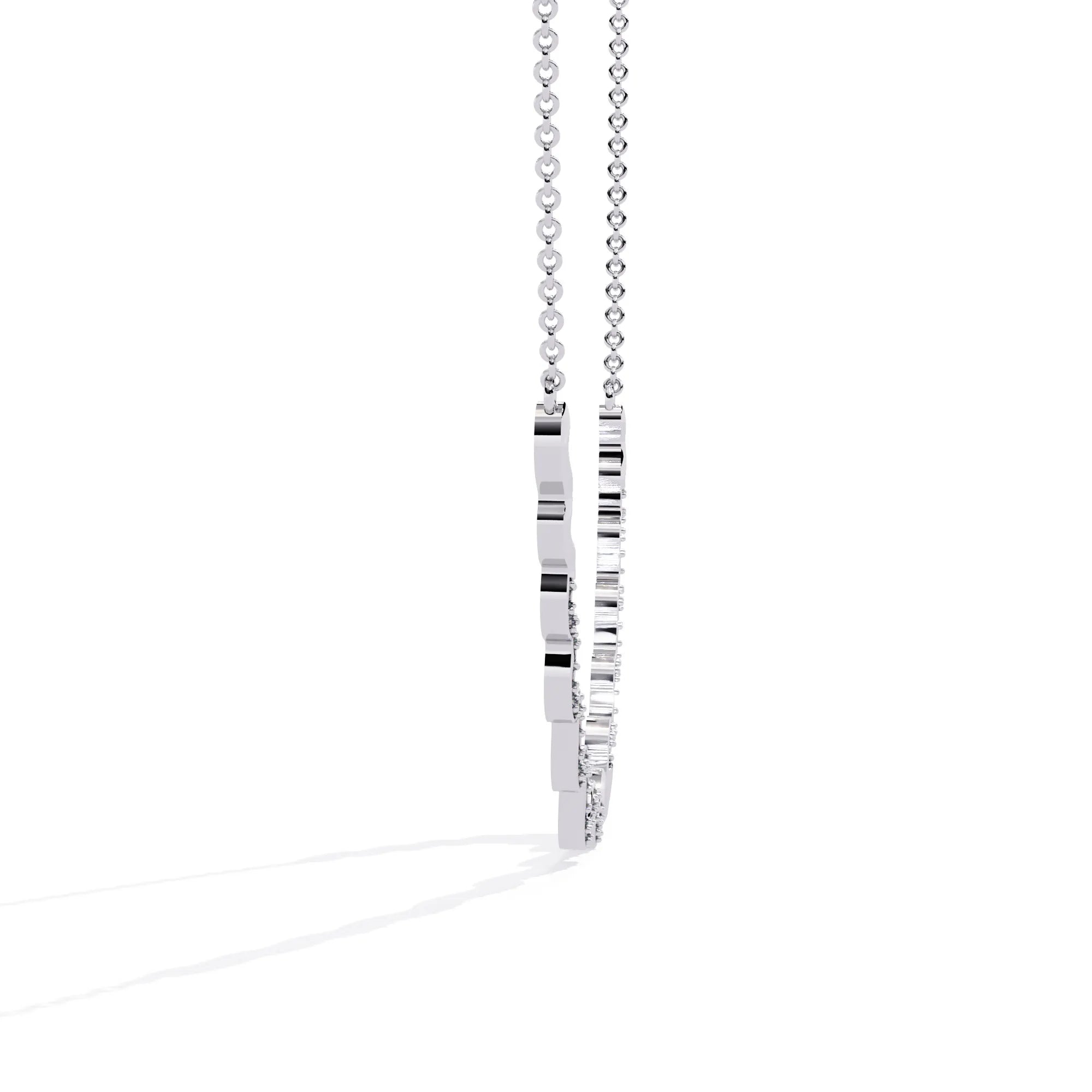 Celestial Wave Moissanite Necklace