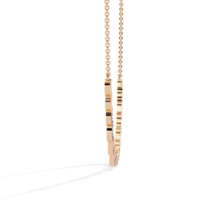 Celestial Wave Moissanite Necklace