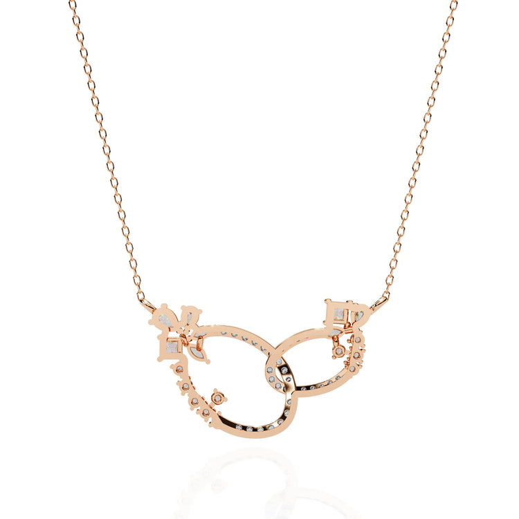 Floral Eternity Moissanite Necklace