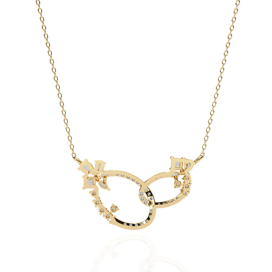 Floral Eternity Lab Diamond Necklace