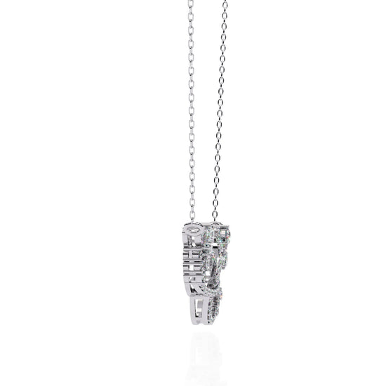 Floral Eternity Lab Diamond Necklace