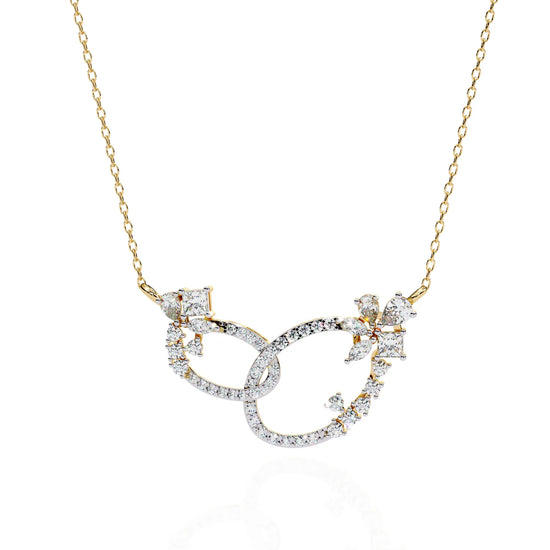 Floral Eternity Moissanite Necklace