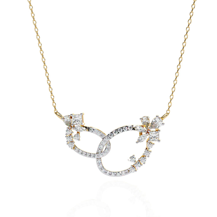Floral Eternity Lab Diamond Necklace