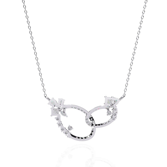 Floral Eternity Lab Diamond Necklace