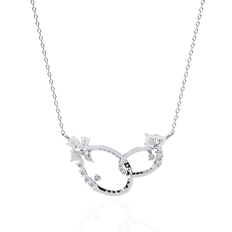 Floral Eternity Lab Diamond Necklace