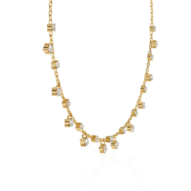 Twilight Dazzle Moissanite Necklace