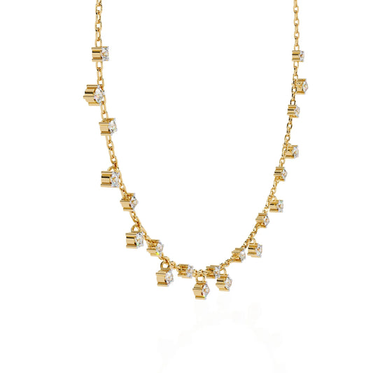 Twilight Dazzle Lab Diamond Necklace