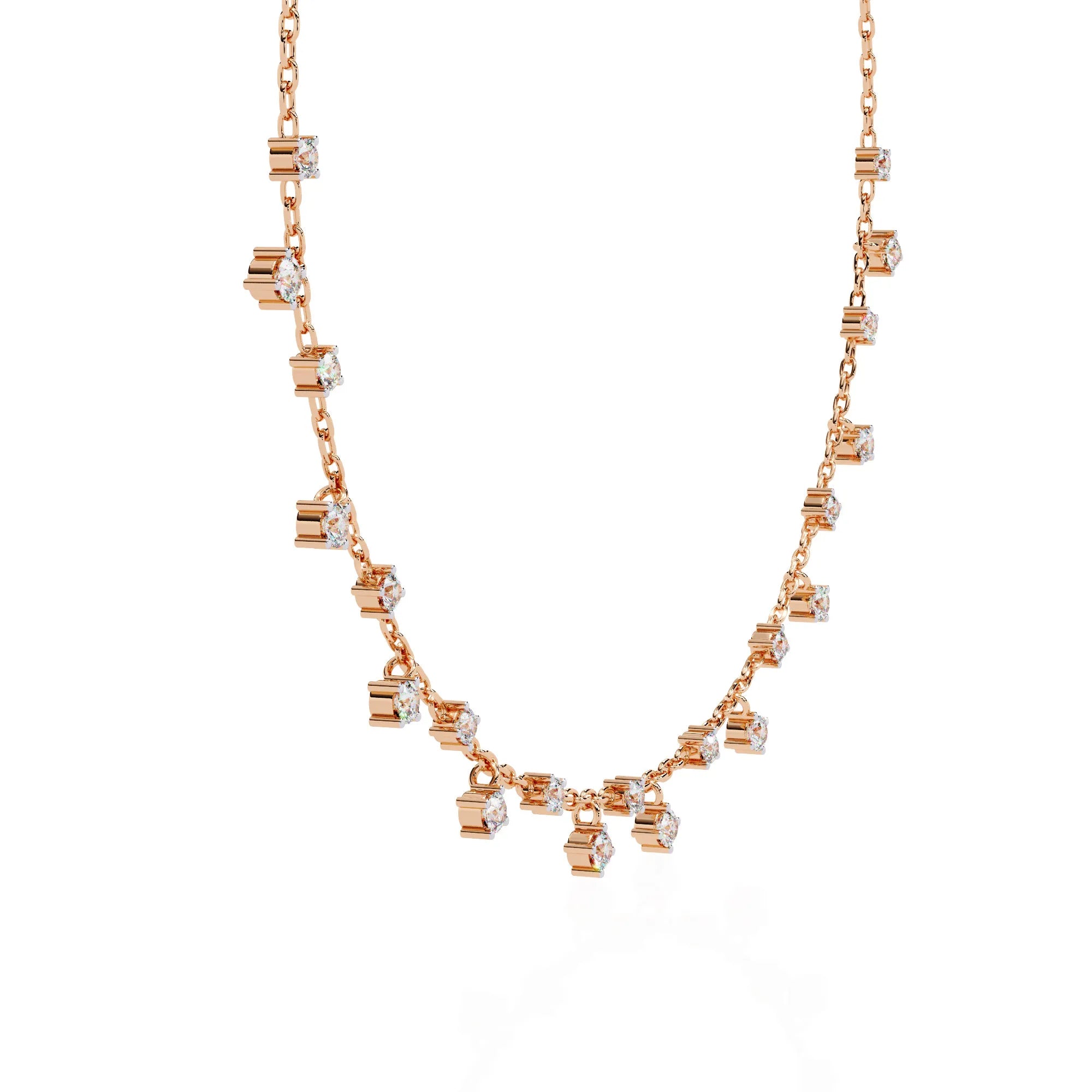 Twilight Dazzle Moissanite Necklace