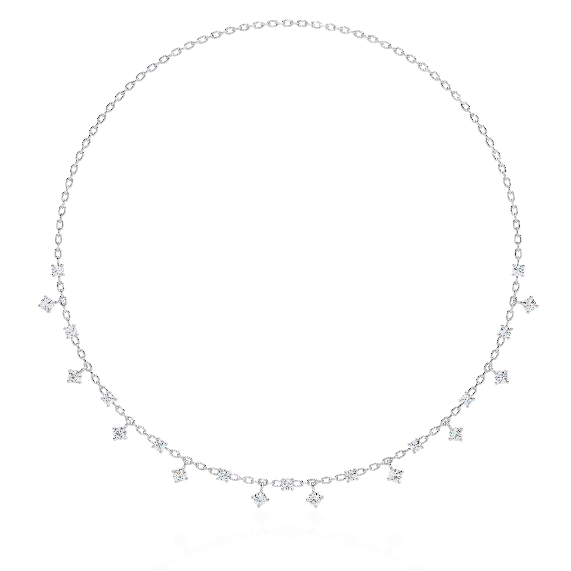 Twilight Dazzle Moissanite Necklace