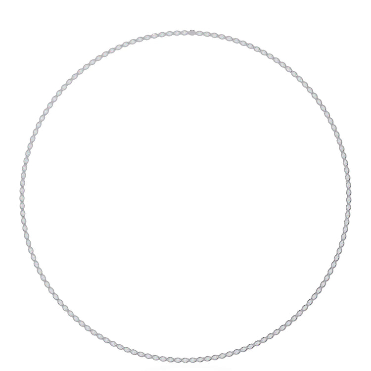 Radiant Rounds Tennis Lab Diamond Necklace