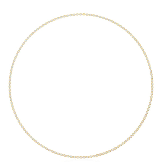 Radiant Rounds Tennis Moissanite Necklace