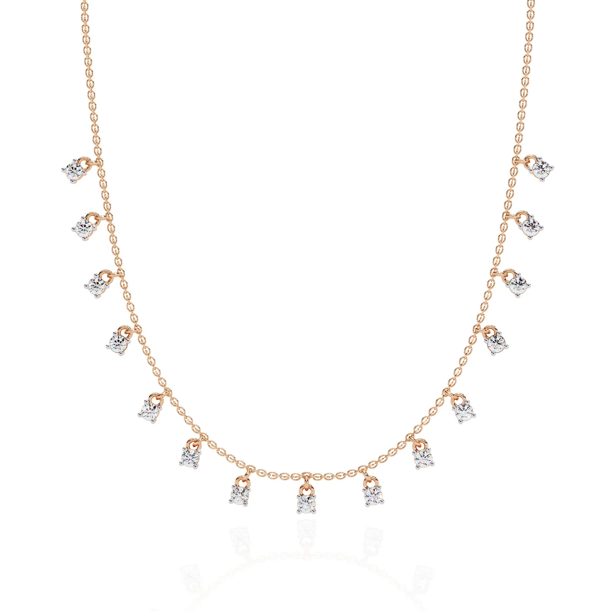 Classic Cascade Lab Diamond Necklace