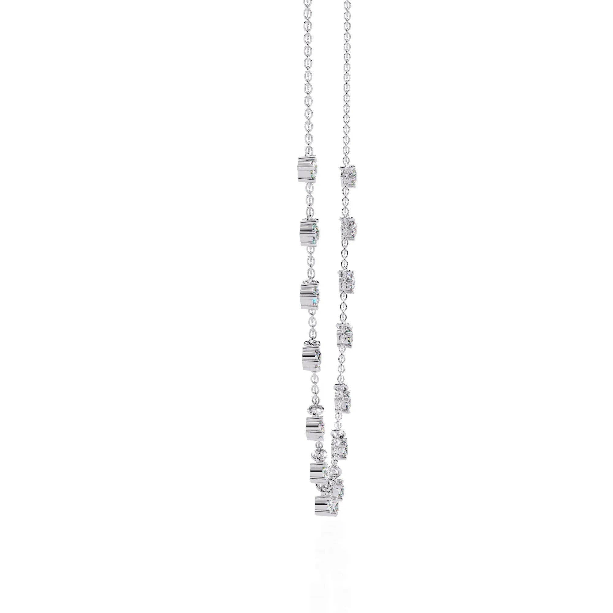 Classic Cascade Moissanite Necklace
