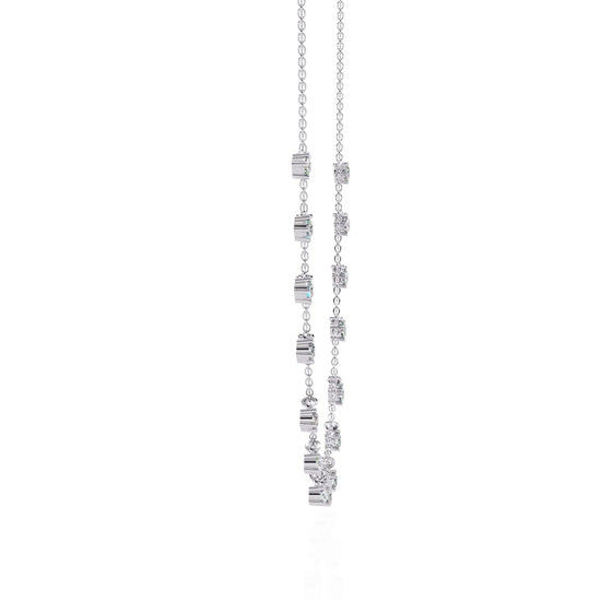 Classic Cascade Moissanite Necklace
