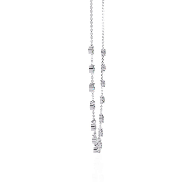 Classic Cascade Moissanite Necklace