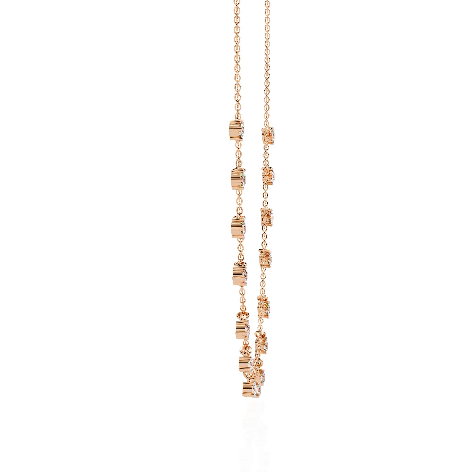 Classic Cascade Moissanite Necklace