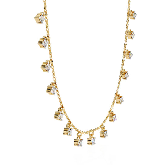 Classic Cascade Lab Diamond Necklace