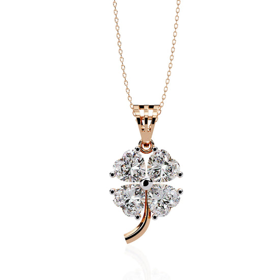Eternal Blossom Moissanite Pendant