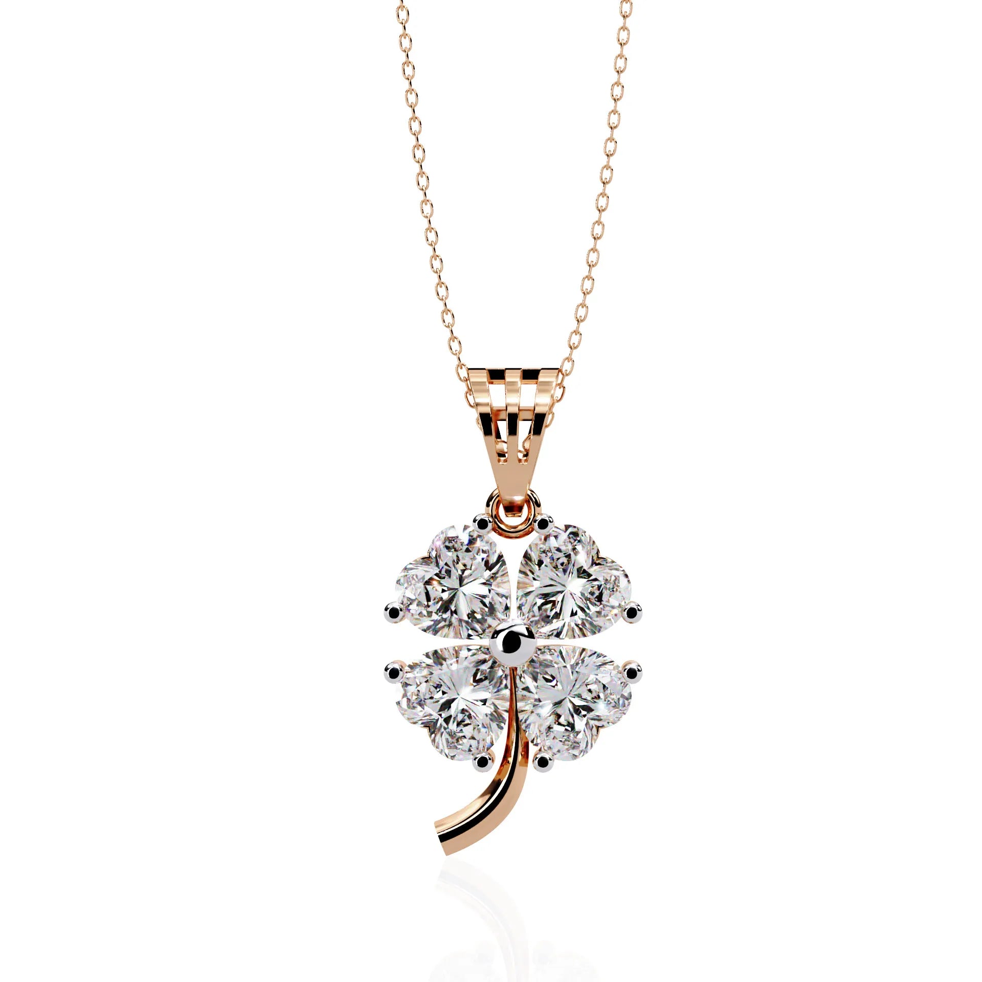 Eternal Blossom Lab Diamond Pendant