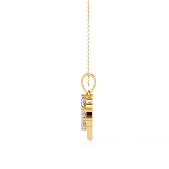 Eternal Blossom Lab Diamond Pendant