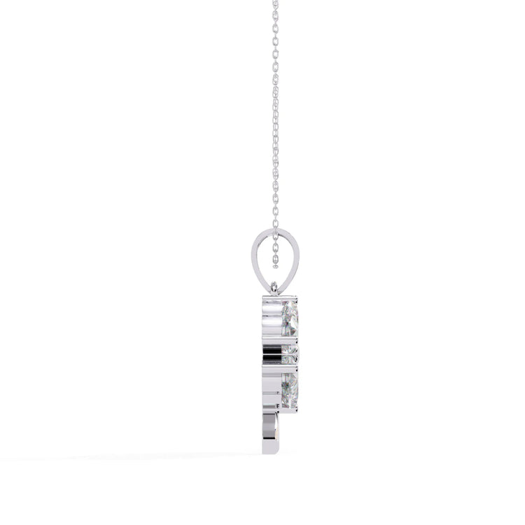 Eternal Blossom Moissanite Pendant