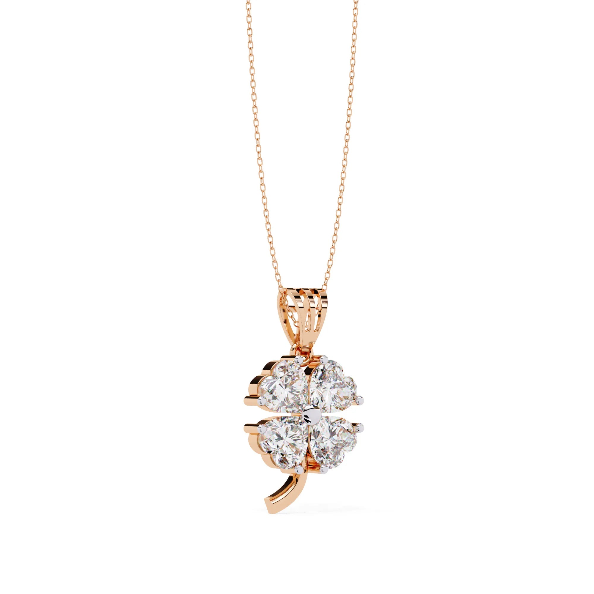 Eternal Blossom Lab Diamond Pendant