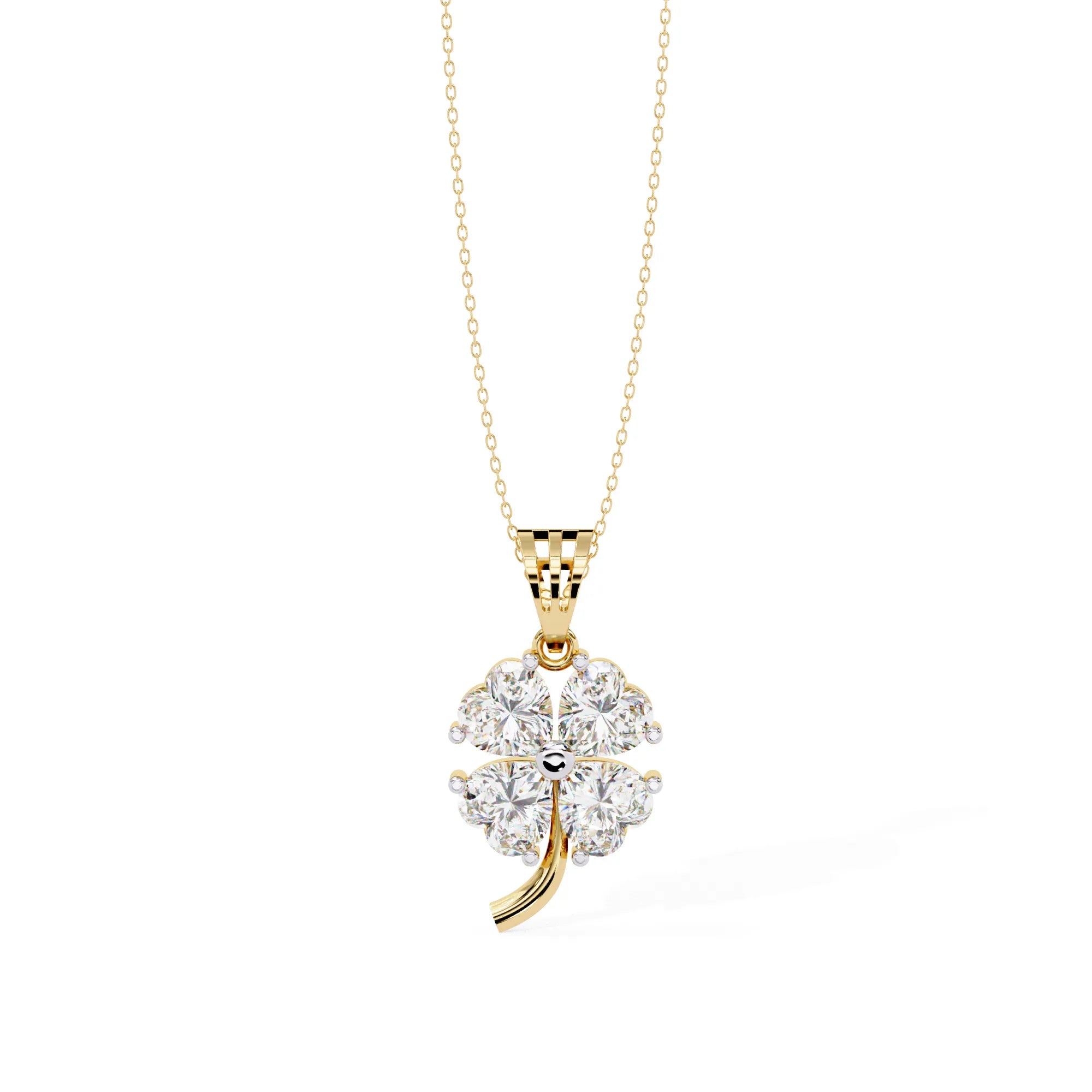 Eternal Blossom Moissanite Pendant